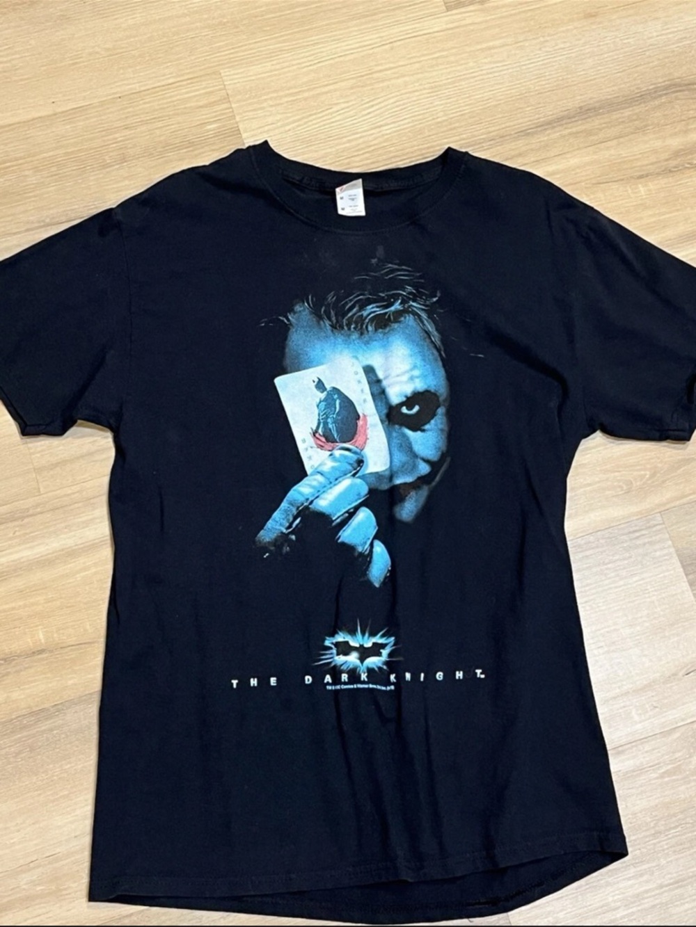 Vintage 2008 The Dark Knight Joker Graphic Tee - Black medium